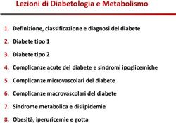Lezioni di Diabetologia e Metabolismo - Societ&agrave; Italiana di Diabetologia