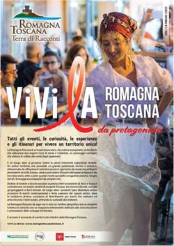 ROMAGNA TOSCANA da protagonista