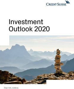 Investment Outlook 2020 - Dopo tutto, resilienza - Credit Suisse