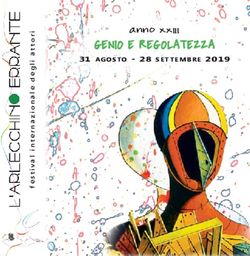 GENIO E REGOLATEZZA anno XXIII - 31 agosto - 28 set tembre 2019 - Comune di Pordenone