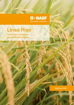 Linea Riso Tuteliamo l'eccellenza agroalimentare italiana - Edizione 2021 - BASF