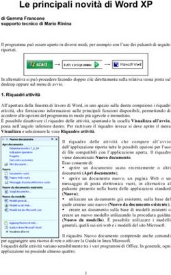 Le principali novit&agrave; di Word XP