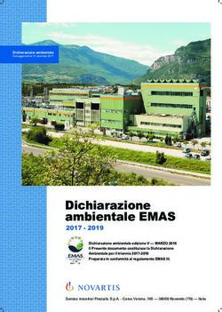 Dichiarazione ambientale EMAS 2017 - 2019 - Servizio Certificazioni ...