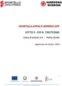 SPORTELLO APPALTI IMPRESE GPP LOTTO 3 - CIG N. 7362722666