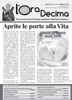 Aprite le porte alla Vita - Parrocchia Sant'Andrea Apostolo Zelo Buon Persico