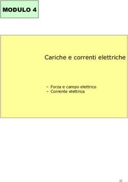 MODULO 4 Cariche e correnti elettriche-Forza e campo elettrico - Corrente elettrica - Istituto Guglielmo ...
