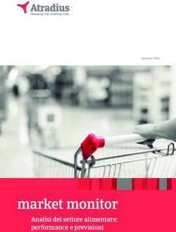 Market monitor Analisi del settore alimentare: performance e previsioni - Atradius