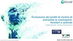 Evoluzione dei profili di rischio di entrambe le controparti: fornitori e aziende - Andrea Giacotto - Advisory Cerved Group