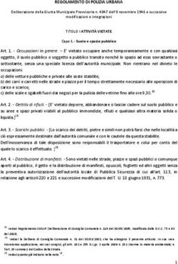 REGOLAMENTO DI POLIZIA URBANA