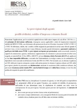 Le provvigioni degli agenti: profili civilistici, reddito d'impresa e ritenute fiscali