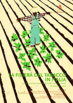 LA FILIERA DEL TABACCO IN ITALIA - AGRONOTIZIE