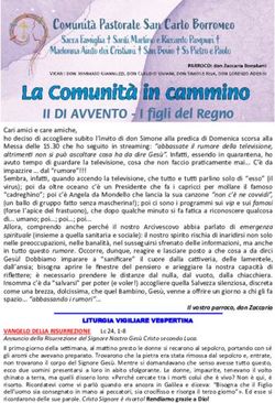II DI AVVENTO - I figli del Regno - CP-SanCarlo Peschiera