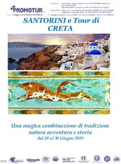 CRETA SANTORINI e Tour di - Una magica combinazione di tradizione natura avventura e storia - Unitre Pino Torinese
