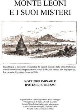 MONTE LEONI E I SUOI MISTERI