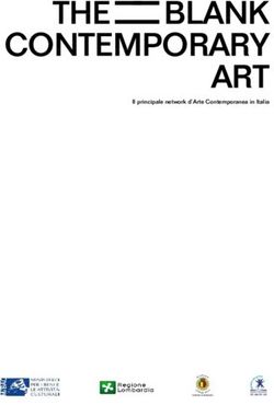 THE == BLANK CONTEMPORARY ART - Il principale network d'Arte Contemporanea in Italia - The Blank Contemporary Art