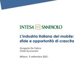 L'industria italiana del mobile: sfide e opportunit&agrave; di crescita - Gregorio De Felice Chief Economist Milano, 9 settembre 2021