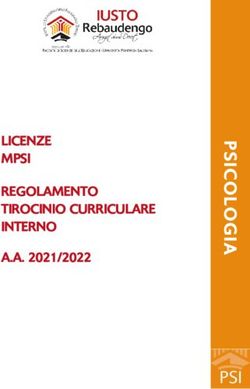LICENZE MPSI REGOLAMENTO TIROCINIO CURRICULARE INTERNO A.A. 2021/2022