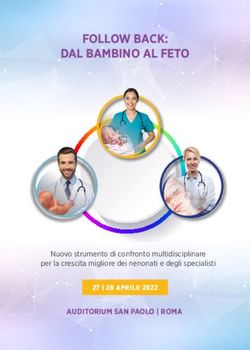 FOLLOW BACK: DAL BAMBINO AL FETO - AUDITORIUM SAN PAOLO | ROMA Nuovo strumento di confronto multidisciplinare - SIGO