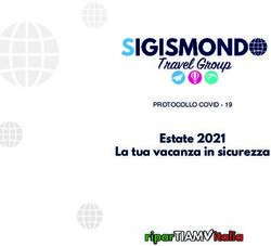 Estate 2021 La tua vacanza in sicurezza - PROTOCOLLO COVID - Sigismondo Viaggi