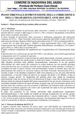 COMUNE DI MADONNA DEL SASSO - Provincia del Verbano Cusio Ossola