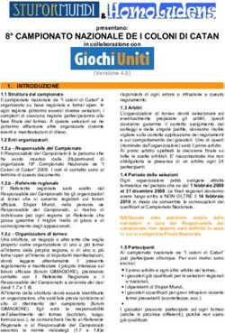 8 CAMPIONATO NAZIONALE DE I COLONI DI CATAN