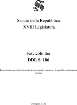 DDL S. 186 Fascicolo Iter - Senato della Repubblica XVIII Legislatura - Disposizioni in materia di confessioni religiose acattoliche minoritarie e ...