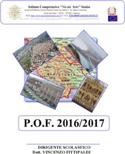 P.O.F. 2016/2017 DIRIGENTE SCOLASTICO - Dott. VINCENZO FITTIPALDI - SENISE - Istituto Comprensivo "Nicola Sole" - Senise (PZ)
