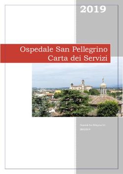 2019 Ospedale San Pellegrino Carta dei Servizi - Ospedale San Pellegrino di ...