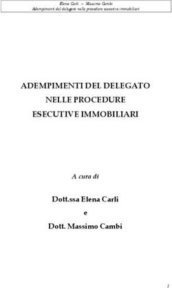 ADEMPIMENTI DEL DELEGATO NELLE PROCEDURE ESECUTIVE IMMOBILIARI - Dott.ssa Elena Carli e Dott. Massimo Cambi