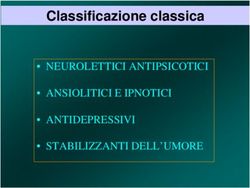 Classificazione classica - NEUROLETTICI ANTIPSICOTICI ANSIOLITICI E IPNOTICI ANTIDEPRESSIVI STABILIZZANTI DELL'UMORE - Infermieristica