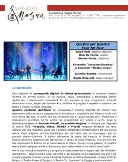 Quattro per Quattro Four for Four - Associazione Spazio Musica