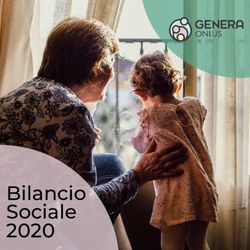 Bilancio Sociale - Genera Onlus