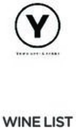 WINE LIST - Yard Restaurant