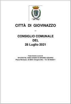 CITT&Agrave; DI GIOVINAZZO CONSIGLIO COMUNALE DEL - 28 Luglio 2021