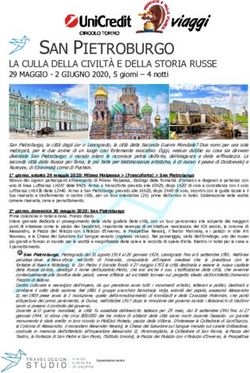 SAN PIETROBURGO LA CULLA DELLA CIVILT&Agrave; E DELLA STORIA RUSSE - UniCredit Circolo Torino