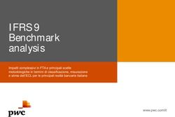IFRS 9 Benchmark analysis - www.pwc.com/it