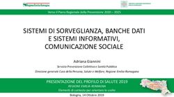 SISTEMI DI SORVEGLIANZA, BANCHE DATI E SISTEMI INFORMATIVI, COMUNICAZIONE SOCIALE - Regione ...