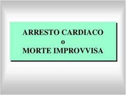 ARRESTO CARDIACO MORTE IMPROVVISA - Ministero della Salute