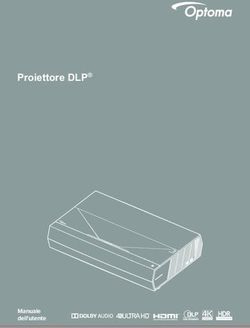 Proiettore DLP - Manuale dell'utente - Optoma
