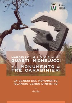 Guida La genesi del Monumento: 'Slancio verso l'infinito' - Mostra Guasti, Michelucci | Fiesole