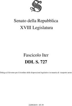 DDL S. 727 Fascicolo Iter - Senato della Repubblica XVIII Legislatura - Delega al Governo per il riordino delle disposizioni legislative in ...