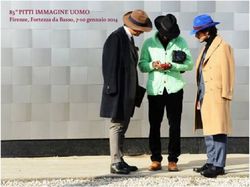 85 PITTI IMMAGINE UOMO - Firenze, Fortezza da Basso, 7-10 gennaio 2014