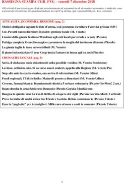 RASSEGNA STAMPA CGIL FVG - venerd&igrave; 7 dicembre 2018