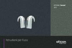 Istruzioni per l'uso BTE - Apparecchi acustici Oticon