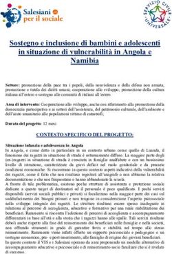 Sostegno e inclusione di bambini e adolescenti in situazione di vulnerabilit&agrave; in Angola e Namibia