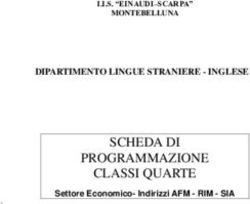 SCHEDA DI PROGRAMMAZIONE CLASSI QUARTE - DIPARTIMENTO LINGUE STRANIERE - INGLESE - Einaudi-Scarpa