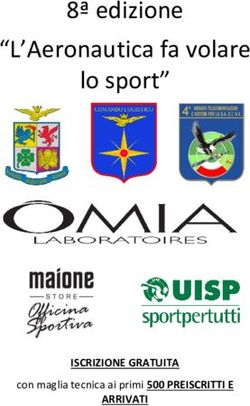 8ª edizione "L'Aeronautica fa volare lo sport" - ISCRIZIONE GRATUITA con maglia tecnica ai primi 500 PREISCRITTI E