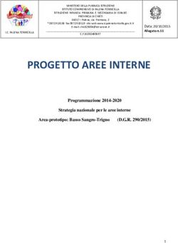 PROGETTO AREE INTERNE - Istituto Comprensivo di Palena ...