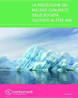 LA PERCEZIONE DEL RISCHIO CLIMATICO DELLE SOCIETÀ QUOTATE AL FTSE MIB - ETicaNews