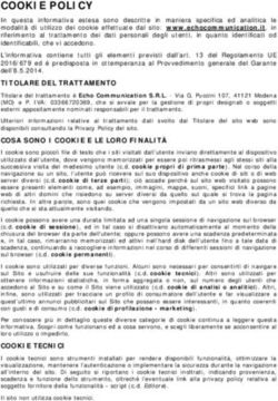 COOKIE POLICY - ECHO Communication